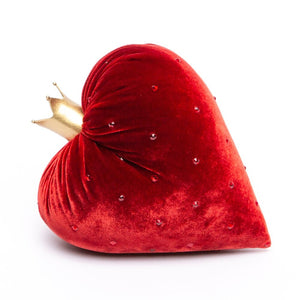 Large Cherry Heart with Crystals